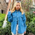 画像16: 【ラストLのみ】KINGSIZE（キングサイズ）“THREE KING DENIM SHIRT” (16)