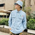 画像17: 【ラストMのみ】KINGSIZE（キングサイズ）“THREE KING DENIM SHIRT” (17)