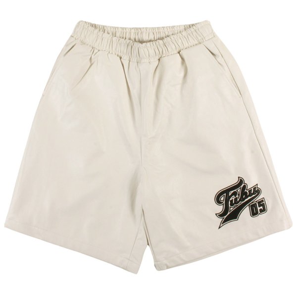 画像2: 【ラストMのみ】FUBU(フブ) “FAUX LEATHER SHORT PANTS” (2)