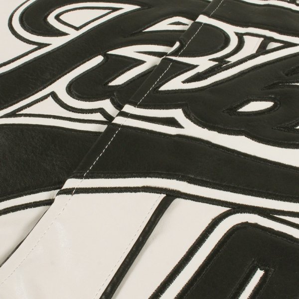 画像6: 【ラストXLのみ】FUBU（フブ） “FAUX LEATHER BASEBALL SHIRTS” (6)