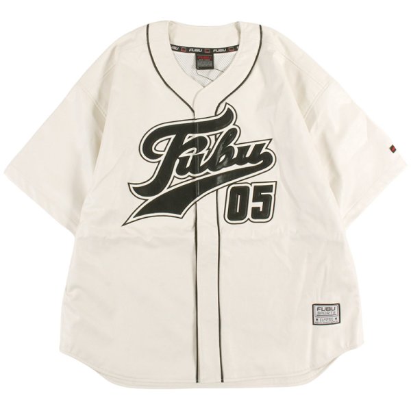 画像2: 【ラストXLのみ】FUBU（フブ） “FAUX LEATHER BASEBALL SHIRTS” (2)