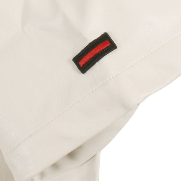 画像10: 【ラストXLのみ】FUBU（フブ） “FAUX LEATHER BASEBALL SHIRTS” (10)