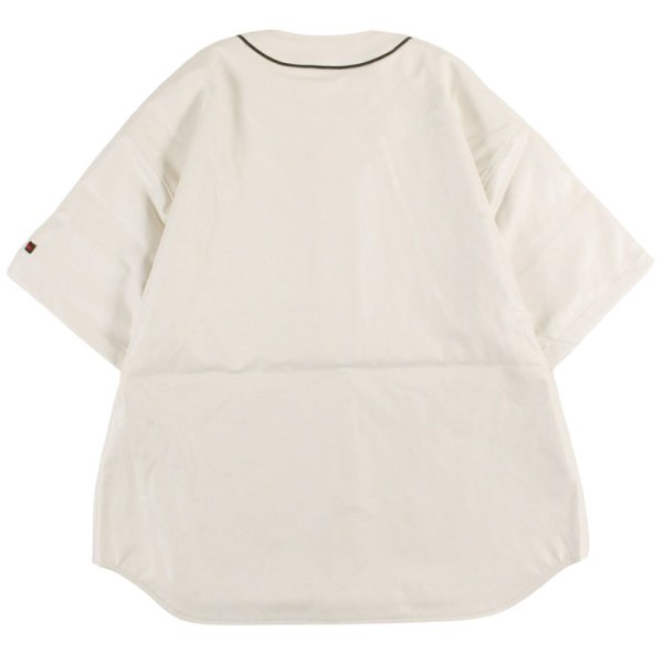 画像3: 【ラストXLのみ】FUBU（フブ） “FAUX LEATHER BASEBALL SHIRTS” (3)