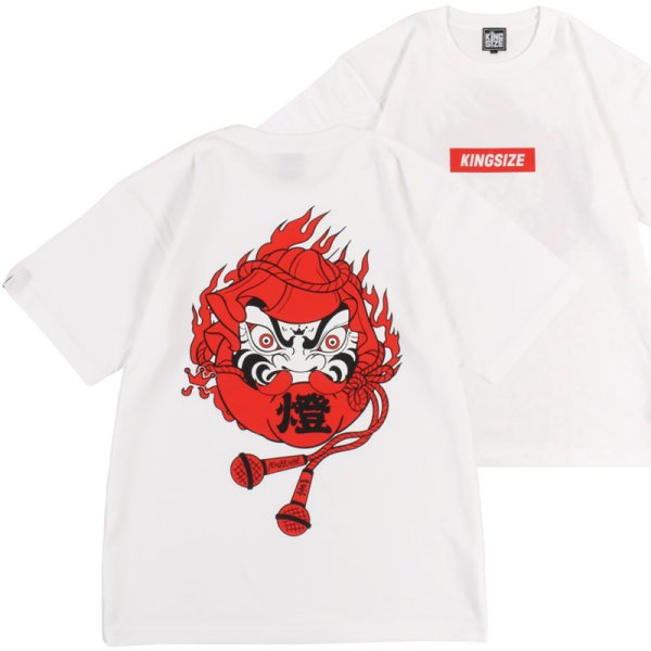 画像1: 【2025.05.13再入荷】KINGSIZE（キングサイズ）“ｘPOWER WAVEｘ一景 -TOMOSHIBI TEE-” (1)