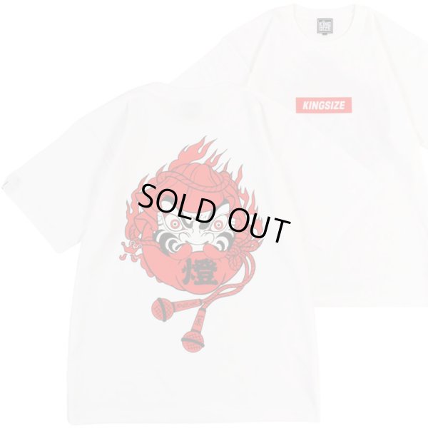 画像1: KINGSIZE（キングサイズ）“ｘPOWER WAVEｘ一景 -TOMOSHIBI TEE-” (1)