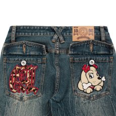 画像7: 【ラストメス犬（S）のみ】CANDY GALFY(キャンディーガルフィー) “GALローライズフレアデニム” (7)