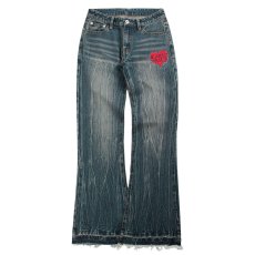 画像3: 【ラストメス犬（S）のみ】CANDY GALFY(キャンディーガルフィー) “GALローライズフレアデニム” (3)