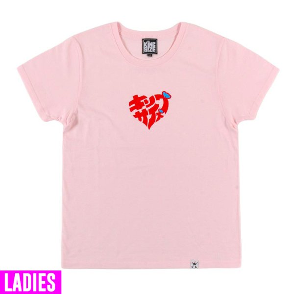 画像1: [レディース] KINGSIZE（キングサイズ）“HEART WOMEN'S TEE” (1)