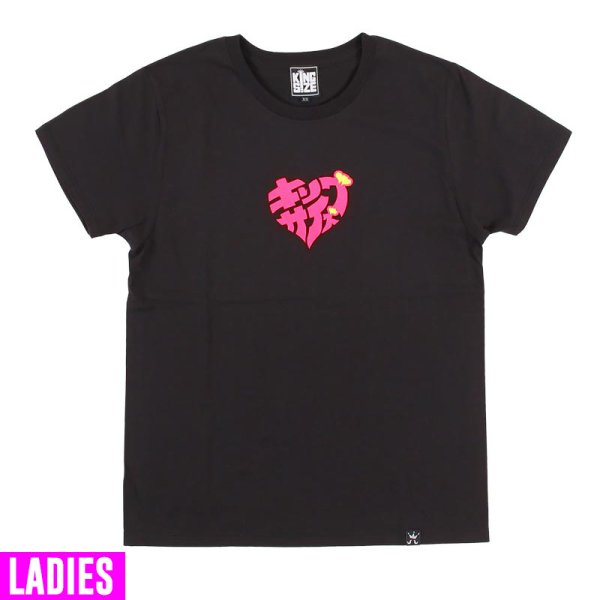 画像1: [レディース] KINGSIZE（キングサイズ）“HEART WOMEN'S TEE” (1)