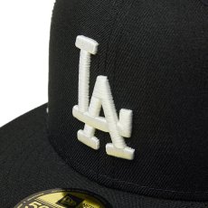 画像7: NEWERA（ニューエラ）“59FIFTY MLB BALL STITCH ロサンゼルス・ドジャース ブラック” (7)