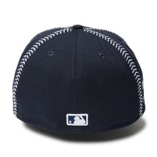 画像4: NEWERA（ニューエラ）“59FIFTY MLB BALL STITCH ニューヨーク・ヤンキース ネイビー” (4)