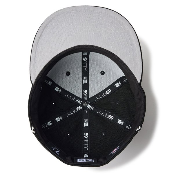画像6: NEWERA(ニューエラ)“59FIFTY MLB BALL STITCH ロサンゼルス・ドジャース ブラック” (6)
