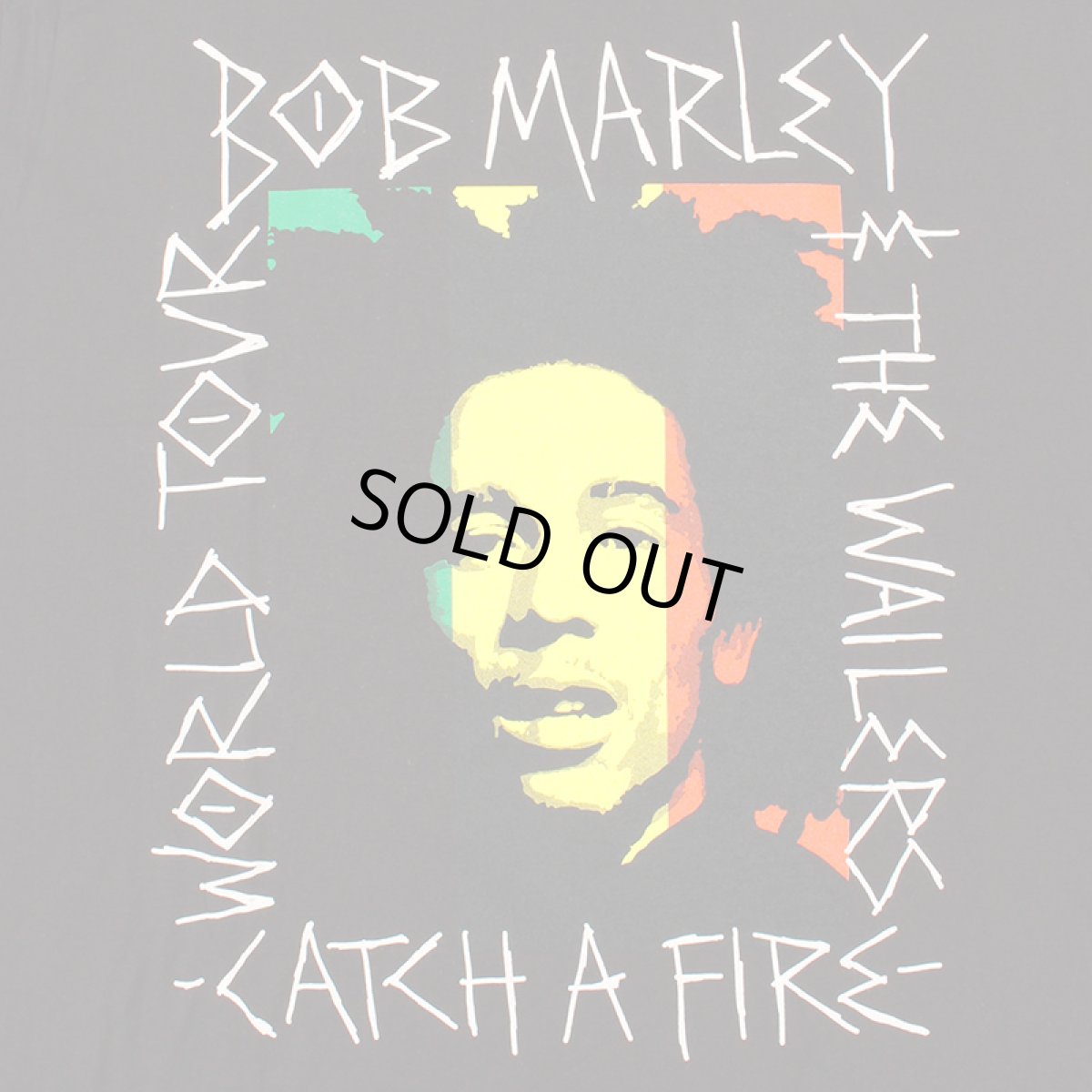 画像4: ZION ROOTSWEAR（ザイオンルーツウエア） “BOB MARLEY RASTA SCRATCH TEE” (4)