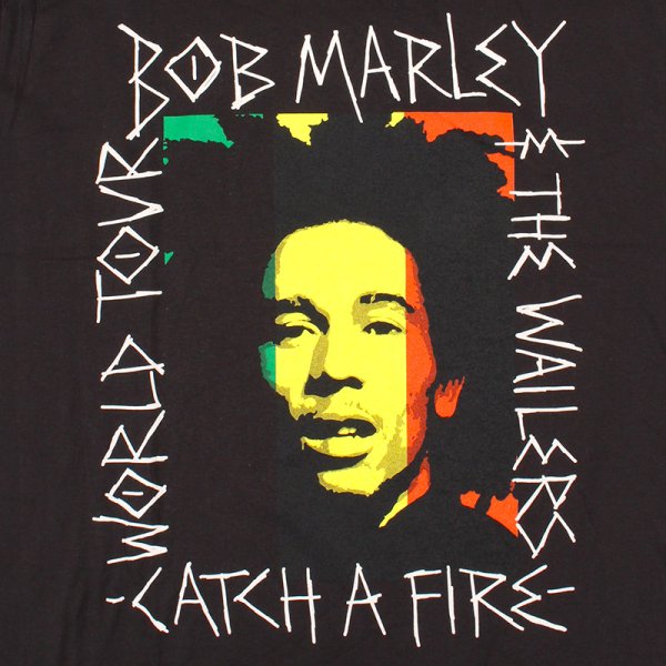 画像4: ZION ROOTSWEAR(ザイオンルーツウエア) “BOB MARLEY RASTA SCRATCH TEE” (4)