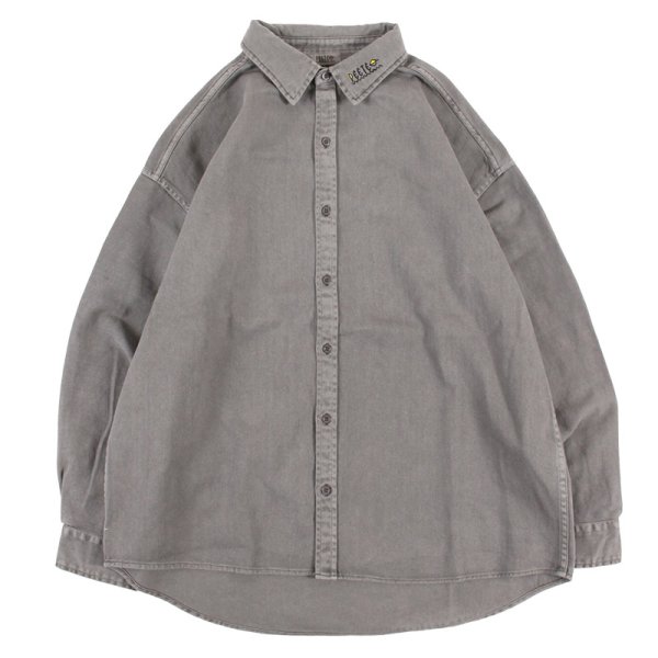 画像1: 【ラストXLのみ】PeeTee. (ピーティー) “PIGMENT L/S SHIRTS” (1)