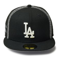 画像2: NEWERA（ニューエラ）“59FIFTY MLB BALL STITCH ロサンゼルス・ドジャース ブラック” (2)