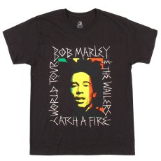 画像1: ZION ROOTSWEAR（ザイオンルーツウエア） “BOB MARLEY RASTA SCRATCH TEE” (1)