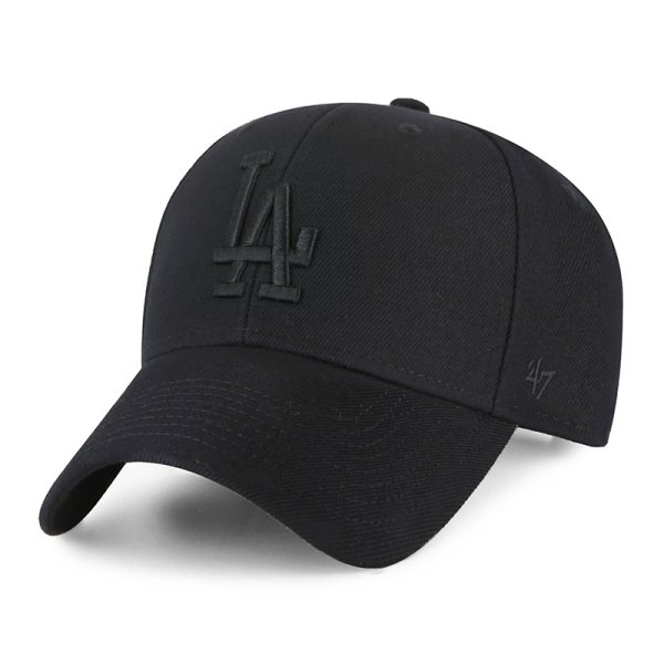 画像2: '47 (フォーティーセブン) “DODGERS SURE SHOT SNAPBACK ’47 MVP BlackxBlack Logo” (2)