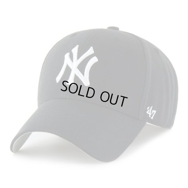 画像2: '47 (フォーティーセブン) “YANKEES SURE SHOT SNAPBACK ’47 MVP BlackxWhite Logo” (2)