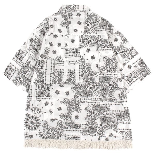 画像2: 【ラストMのみ】KINGSIZE（キングサイズ）“PAISLEY S/S SHIRTS” (2)