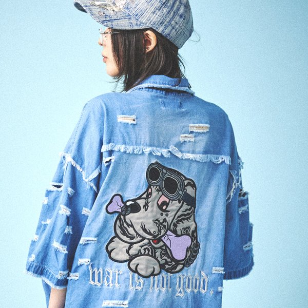 GALFY(ガルフィー) “病みに染まりし反戦シャツ” - DISSIDENT WEB SHOP
