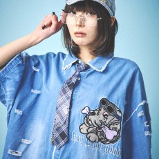 画像1: GALFY(ガルフィー) “病みに染まりし反戦シャツ” (1)