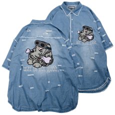 画像2: GALFY(ガルフィー) “病みに染まりし反戦シャツ” (2)