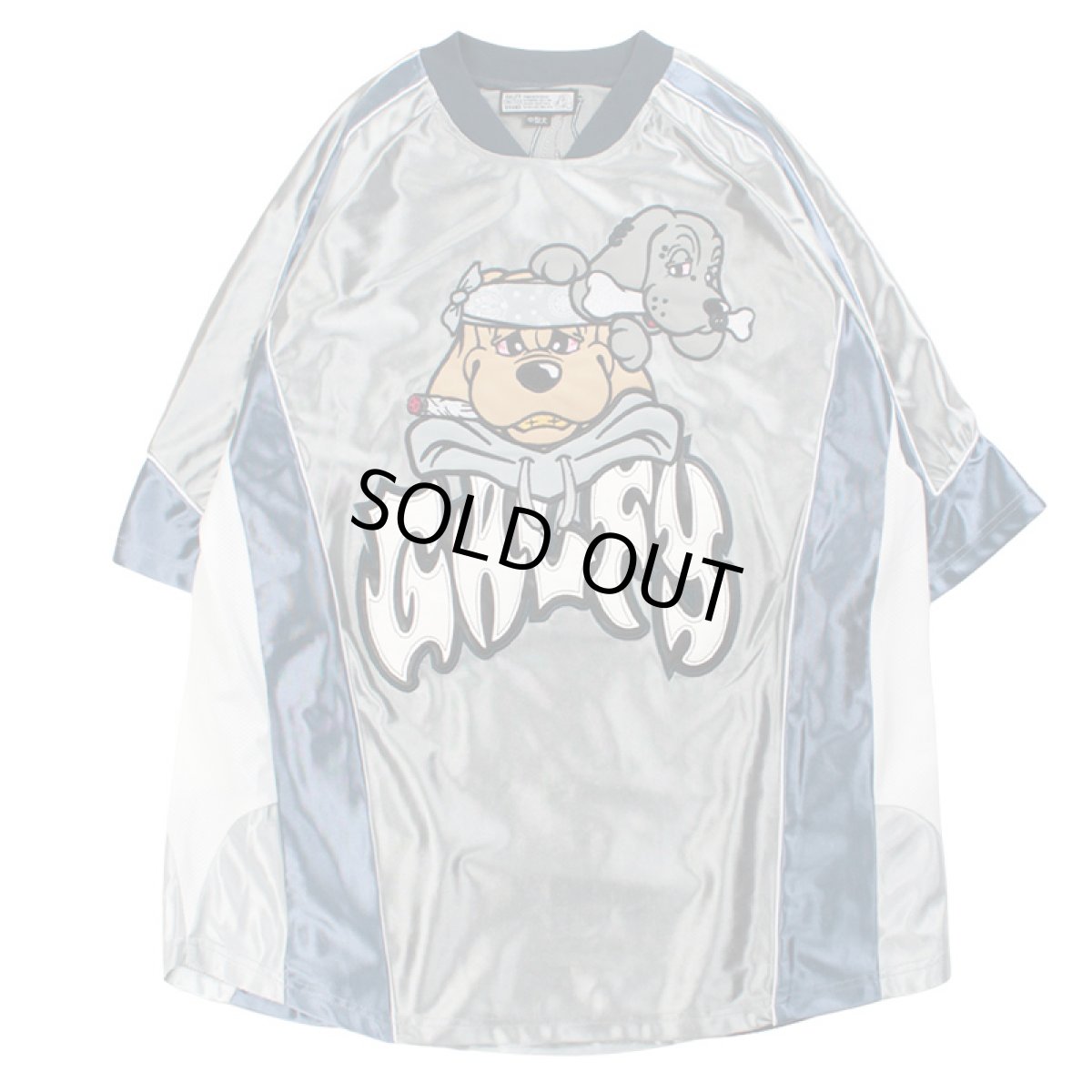 画像2: 【半額】GALFY(ガルフィー) “病みに争いしサイバーTシャツ” (2)