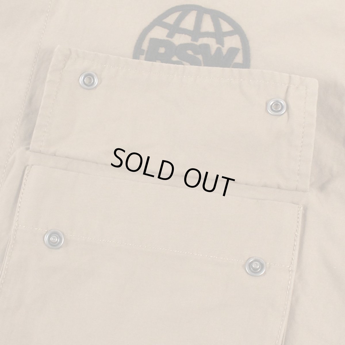 画像7: 【30%OFF】KINGSIZE（キングサイズ）“x RYO the SKYWALKER COLLABO FATIGUE SHIRTS” (7)