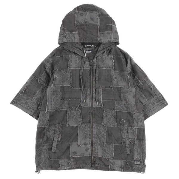 画像1: 【ラストMのみ】KINGSIZE（キングサイズ）“PAISLEY ZIP SHIRTS” (1)