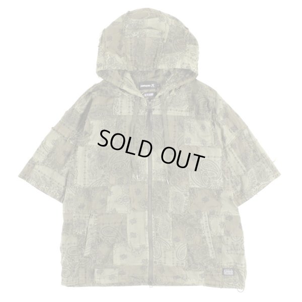 画像1: 【ラストLのみ】KINGSIZE（キングサイズ）“PAISLEY ZIP SHIRTS” (1)