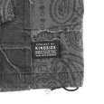 画像8: 【ラストMのみ】KINGSIZE（キングサイズ）“PAISLEY ZIP SHIRTS” (8)