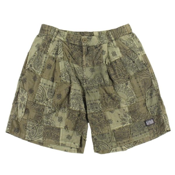 画像1: 【ラストXLのみ】KINGSIZE（キングサイズ）“PAISLEY SHORT PANTS” (1)