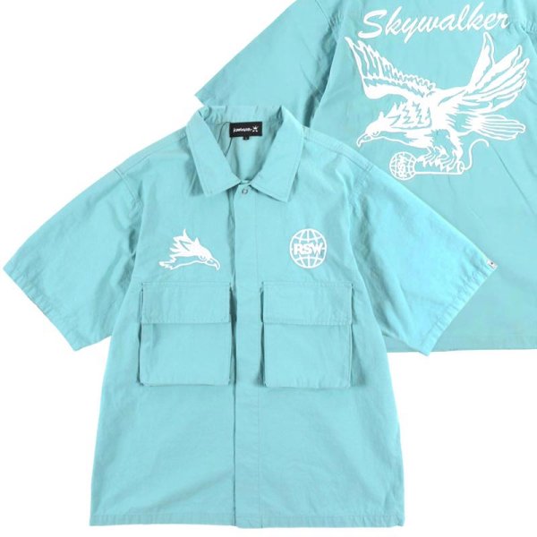 画像1: KINGSIZE（キングサイズ）“x RYO the SKYWALKER COLLABO FATIGUE SHIRTS” (1)