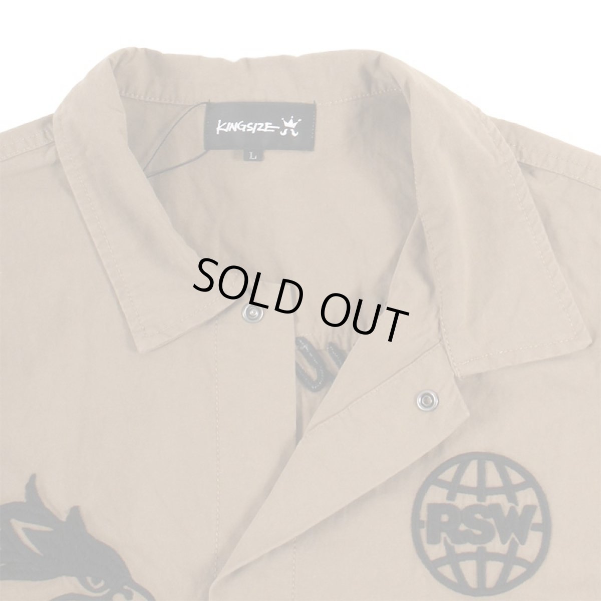 画像5: 【30%OFF】KINGSIZE（キングサイズ）“x RYO the SKYWALKER COLLABO FATIGUE SHIRTS” (5)
