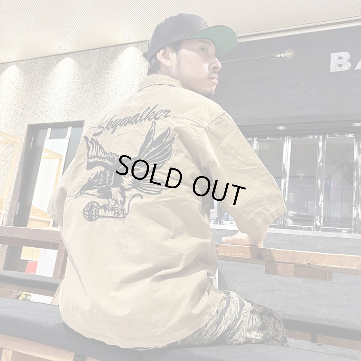 画像17: 【30%OFF】KINGSIZE（キングサイズ）“x RYO the SKYWALKER COLLABO FATIGUE SHIRTS” (17)