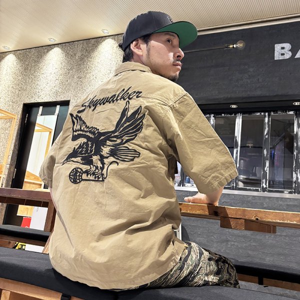 画像17: KINGSIZE(キングサイズ)“x RYO the SKYWALKER COLLABO FATIGUE SHIRTS” (17)