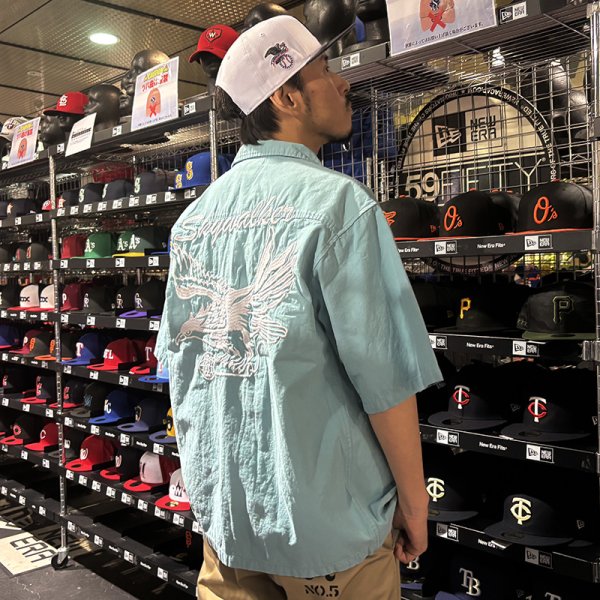 画像1: KINGSIZE（キングサイズ）“x RYO the SKYWALKER COLLABO FATIGUE SHIRTS” (1)