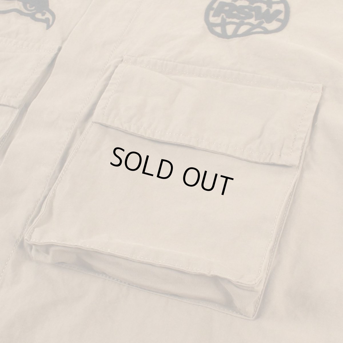 画像6: 【30%OFF】KINGSIZE（キングサイズ）“x RYO the SKYWALKER COLLABO FATIGUE SHIRTS” (6)