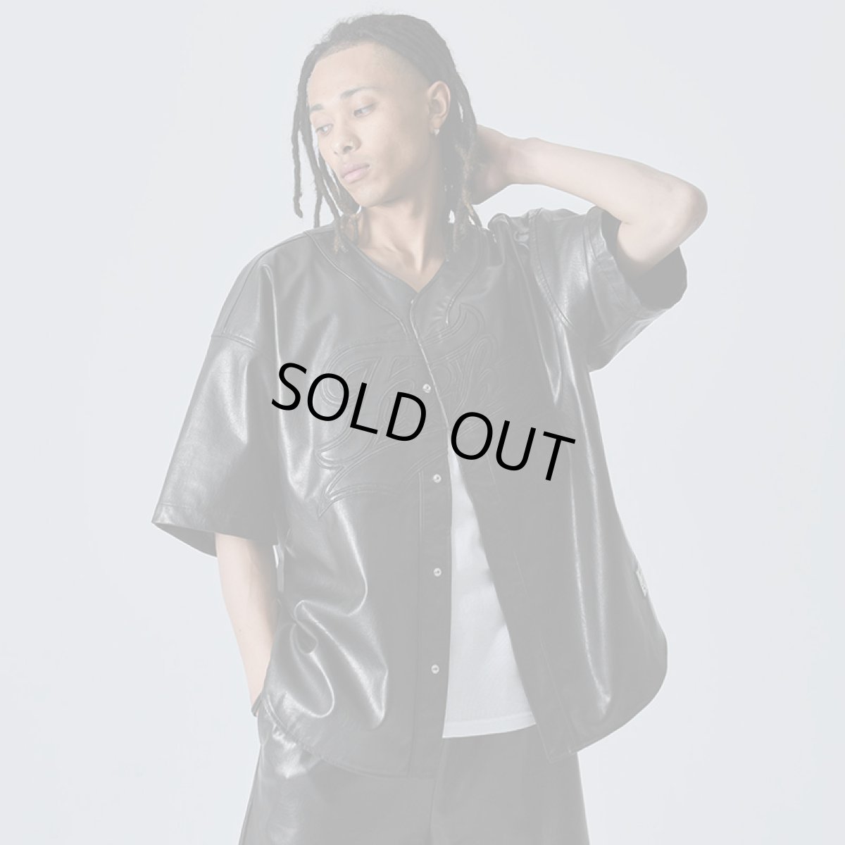 画像15: FUBU（フブ） “FAUX LEATHER BASEBALL SHIRTS” (15)