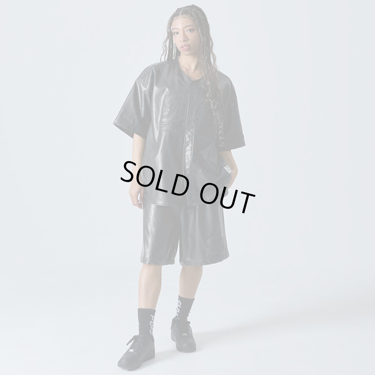 画像12: FUBU（フブ） “FAUX LEATHER BASEBALL SHIRTS” (12)