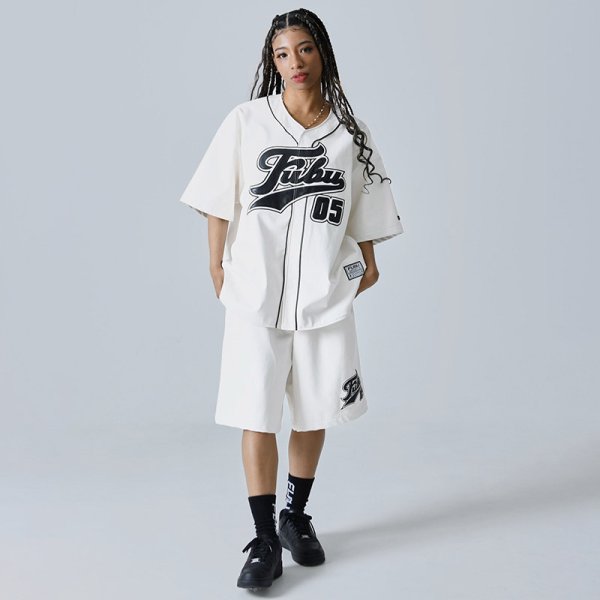 画像21: 【ラストXLのみ】FUBU（フブ） “FAUX LEATHER BASEBALL SHIRTS” (21)