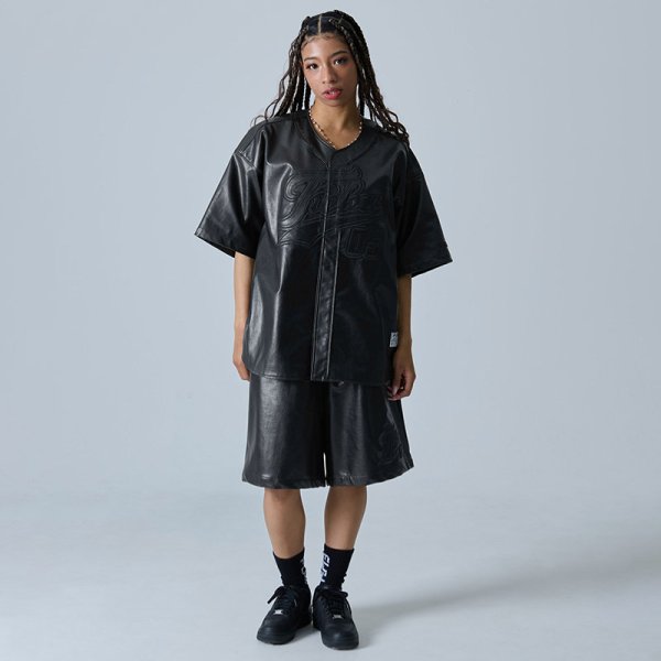 画像13: FUBU(フブ) “FAUX LEATHER BASEBALL SHIRTS” (13)