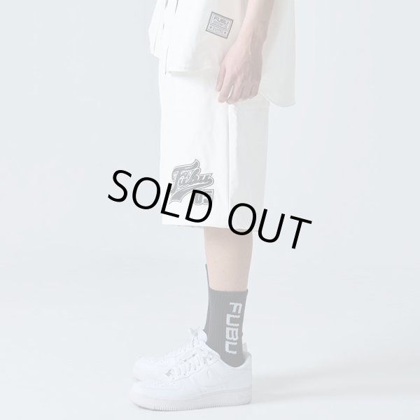 ラストMのみ】FUBU（フブ） “FAUX LEATHER SHORT PANTS” - DISSIDENT