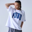画像1: 【ラストLのみ】FUBU（フブ） “MESH LETTER LOGO T-SHIRTS” (1)