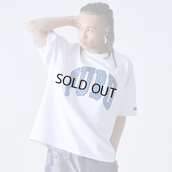 画像1: 【ラストLのみ】FUBU（フブ） “MESH LETTER LOGO T-SHIRTS” (1)