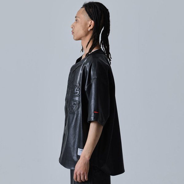画像16: FUBU(フブ) “FAUX LEATHER BASEBALL SHIRTS” (16)