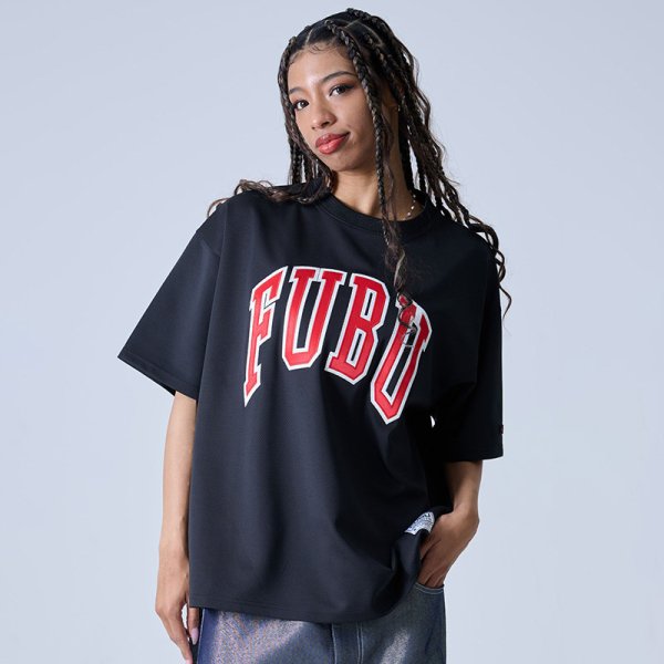 画像1: FUBU（フブ） “MESH LETTER LOGO T-SHIRTS” (1)