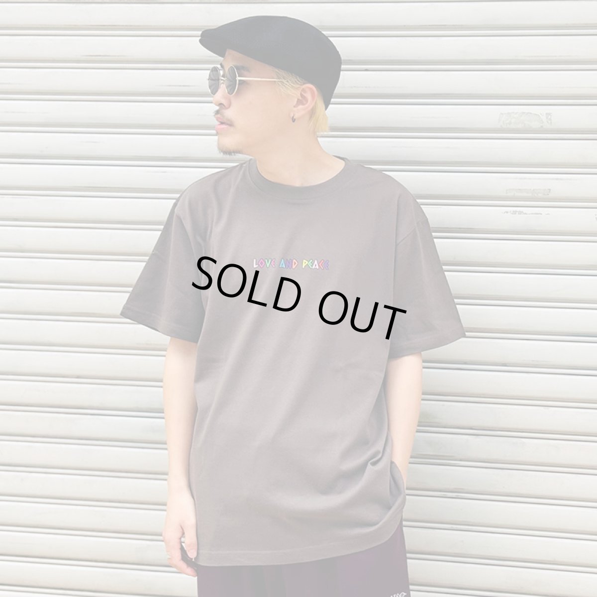 画像8: 【ラストXXLのみ】PeeTee. (ピーティー) “MULTI COLOR LOVE AND PEACE TEE” (8)