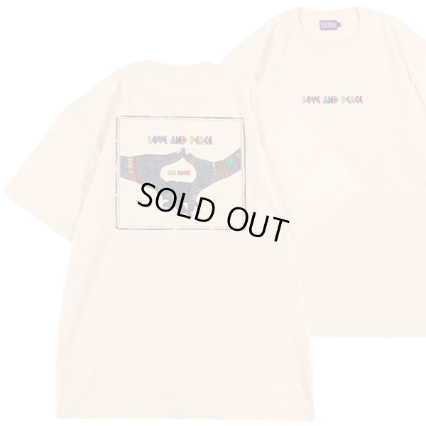 画像1: PeeTee. (ピーティー) “MULTI COLOR LOVE AND PEACE TEE” (1)